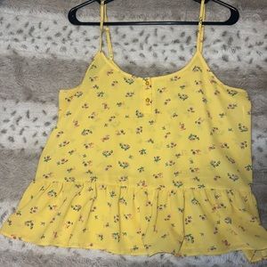 Yellow Blouse Tank Top